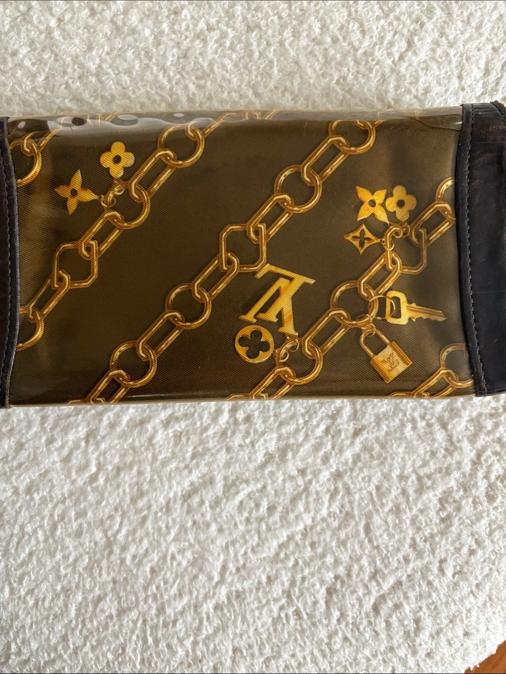Louis Vuitton Monogram Charms Porte-Monnaie Wallet in brown (7.5 x 4in.)